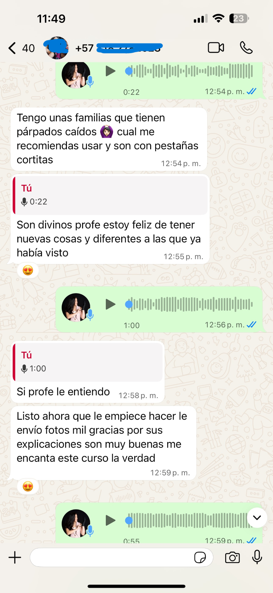 Testimonio de alumna 4