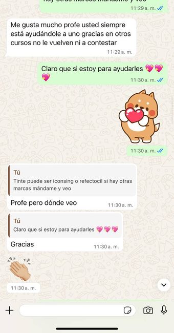 Testimonio de alumna 1